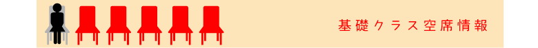 基礎クラス空席情報